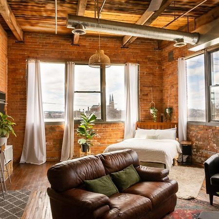 420 Friendly Canada Bridge View Loft Downtown Free Parking Detroit Eksteriør bilde